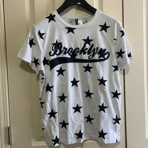 H&M Men’s Star Detailed T-Shirt